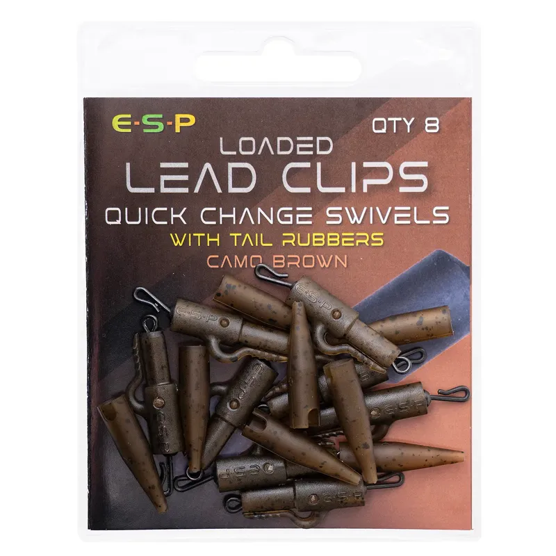 ESP Clip de plomo cargado QCS marrón