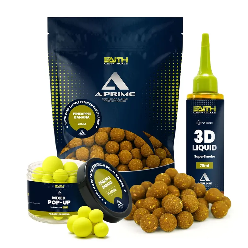Faith A-Prime Boilie Pineapple/Banana 1Kg 16mm