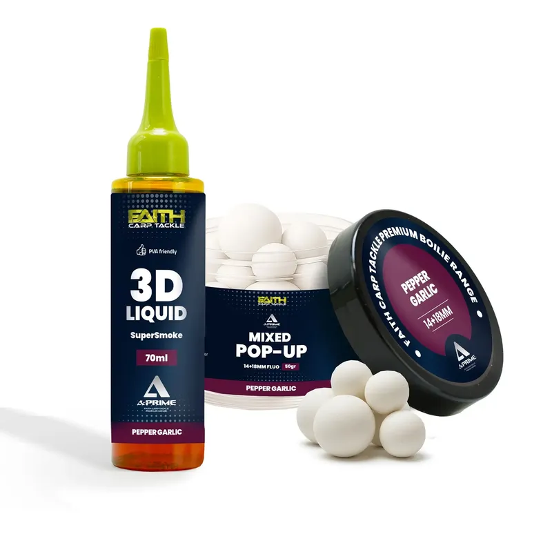 Faith A-Prime Boilie Garlic/Pepper 1Kg 16mm