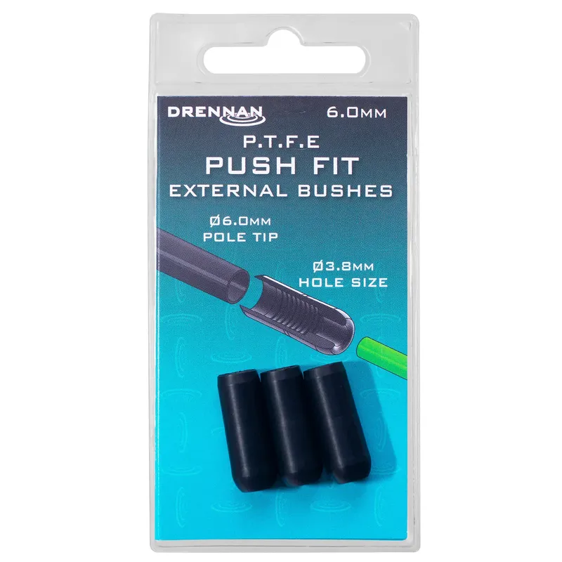 Drennan Casquillo de ajuste a presión externo de 6,0 mm