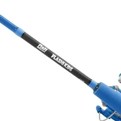 Eurocatch combo azul caña carrete con luz y accesorios de spinnig