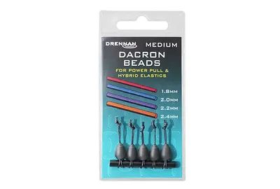 Dacron Beads Medium – Suitable for elastics between Ø1.8mm & Ø2.4mm