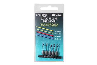 Dacron Beads Small – Suitable for elastics between Ø1.4mm & Ø2.0mmpia)