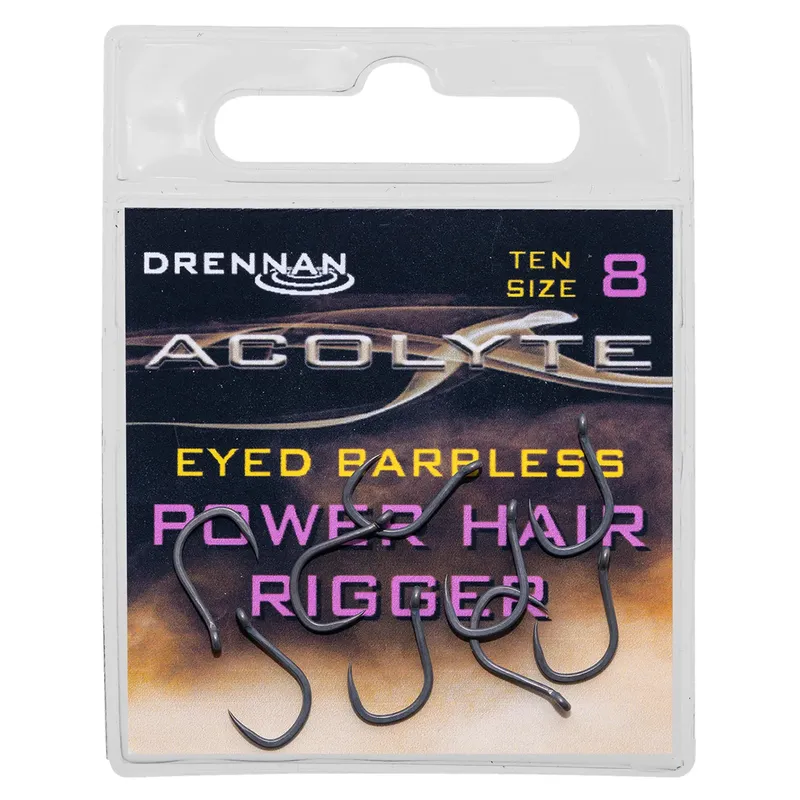 ANZUELO DRENNAN ACOLYTE Power Hair Riggers - Sin muerte nº 14
