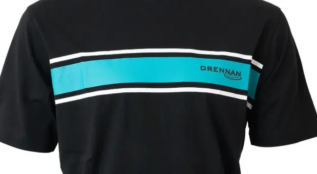 Camiseta de rayas aqua de Drennan S