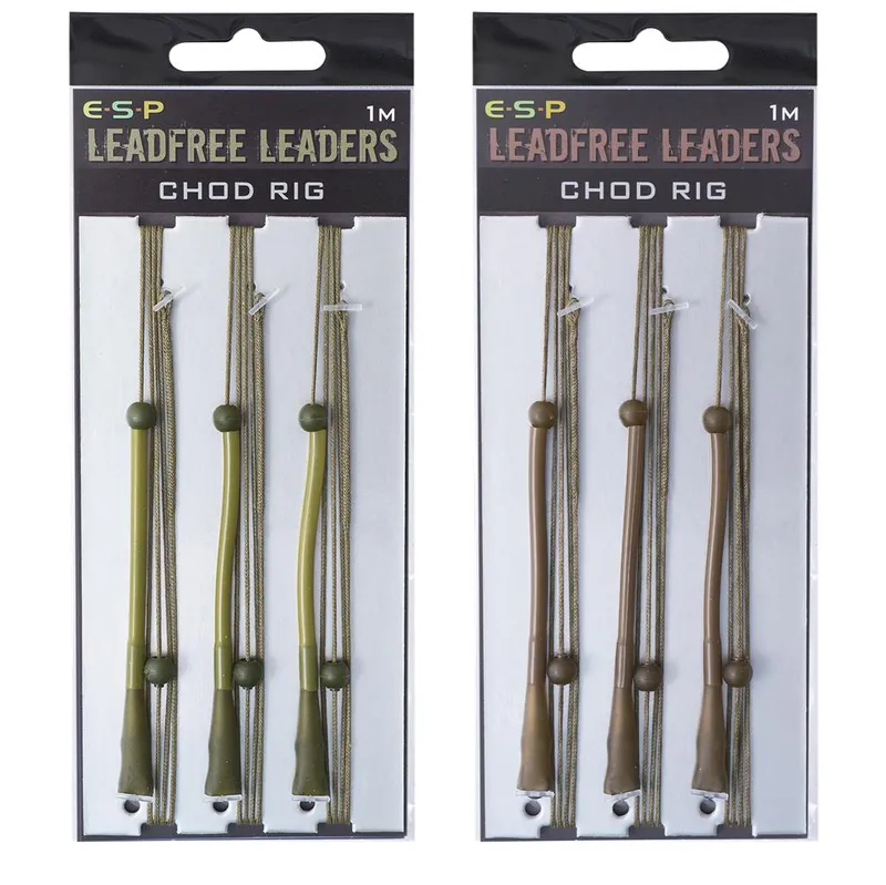 ESP Lead Free Chod Rig, 1m Brown