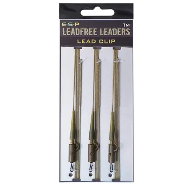 ESP Lead Free Leadclip Rig, 1m Green
