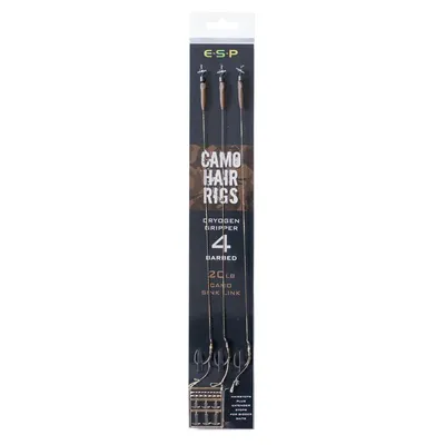 ESP Camo Hair Rig Gripper Barbed