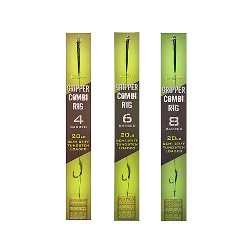 ESP Gripper Combi Rig , 8 Barbed Green