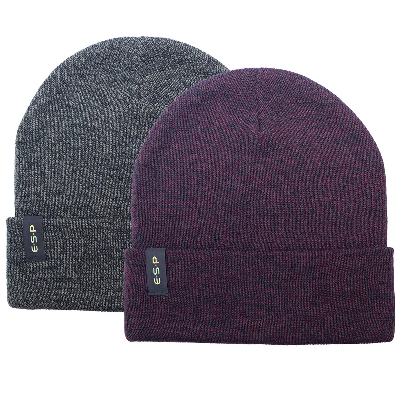 ESP Beanie Hat - Maroon/Black
