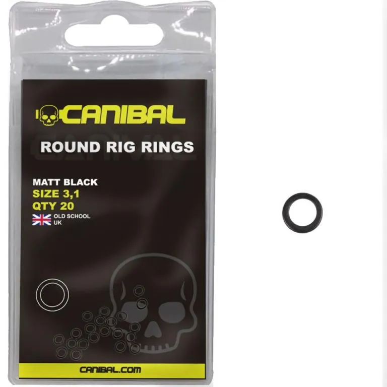 Canibal Round Rig Rings, 20 UND