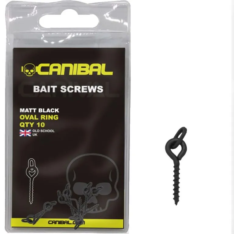 Canibal bait Screws with oval ring 10 UND