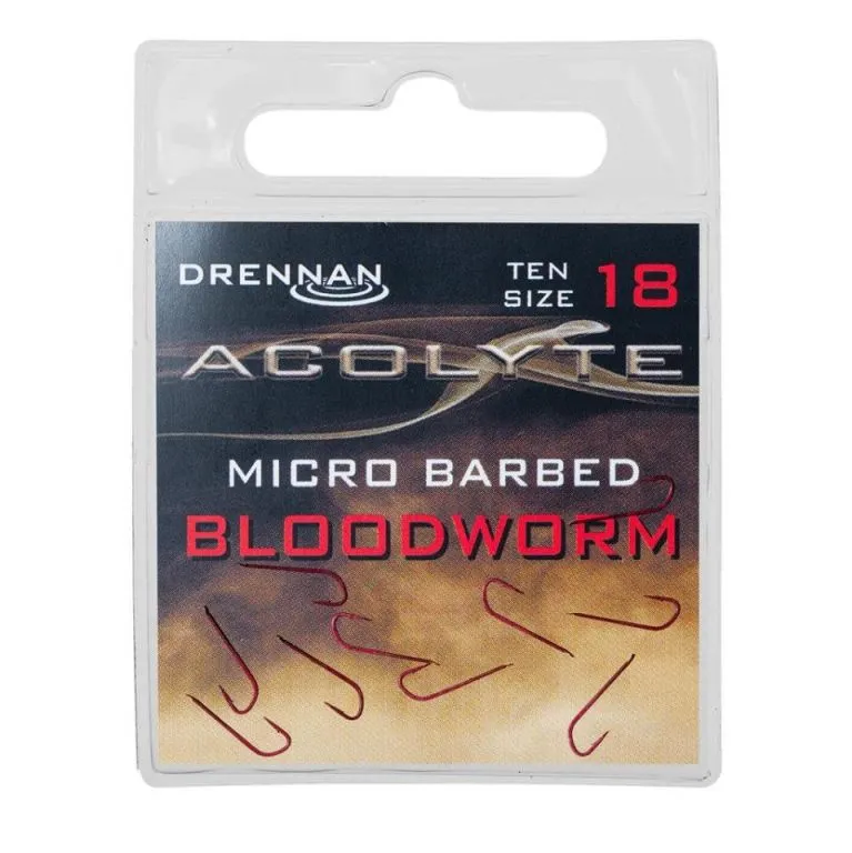 ANZUELO DRENNAN Acolyte Bloodworm Size 18