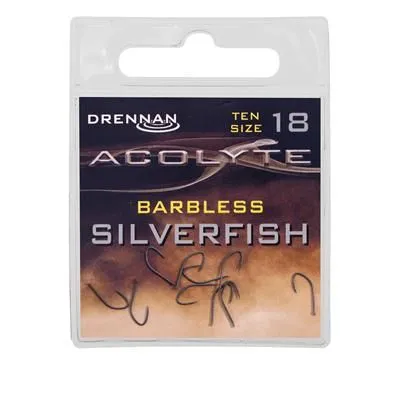 ANZUELO DRENNAN Acolyte Silverfish Barbless 18