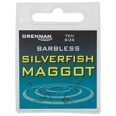 ANZUELO DRENNAN Barbless Silverfish Maggot 18