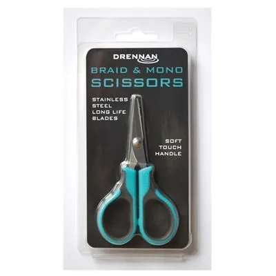 DRENNAN Braid & Mono Scissors Aqua