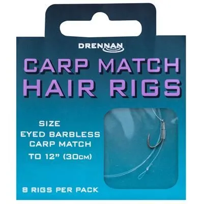 ANZUELO DRENNAN Carp Match Hair Rigs to