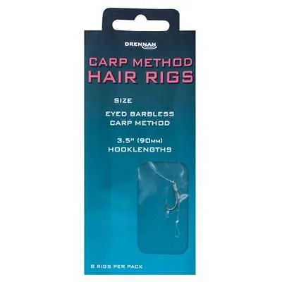 ANZUELO DRENNAN Carp Method Hair Rigs 8 to 10