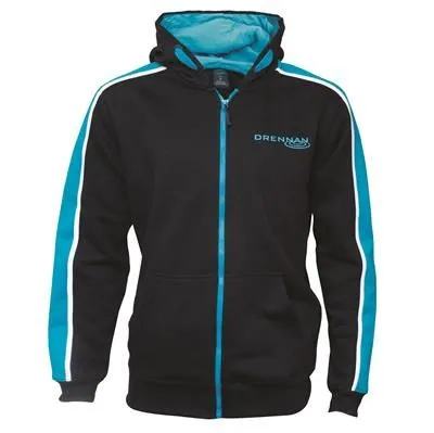 DRENNAN Full-Zip Hoodie Black