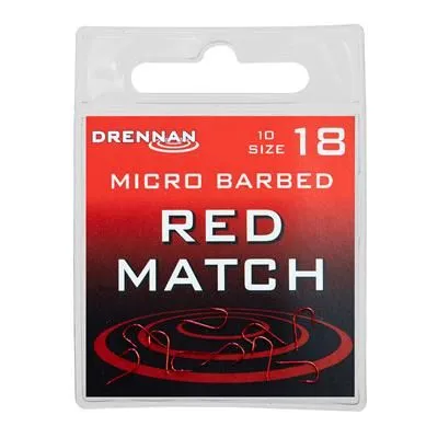 ANZUELO DRENNAN Red Match 18