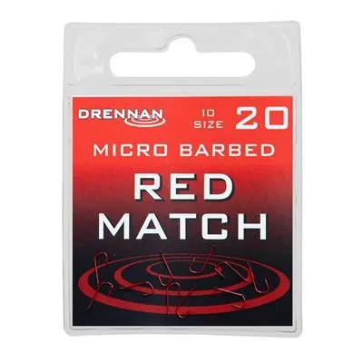 ANZUELO DRENNAN Red Match 20