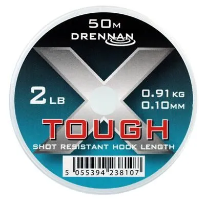 DRENNAN X-Tough Hilo para bajos 2lb 0,10mm