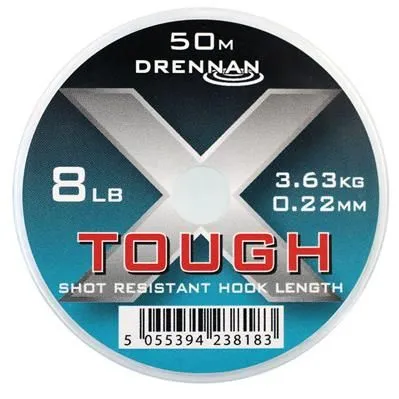 DRENNAN X-Tough Hilo para bajos 8lb 0,22mm