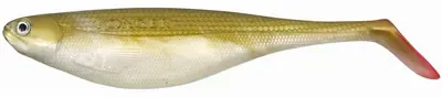 VINILO  FLAT SHAD 6CM KOL. 04 OLIVE ROACH BAG 4 PCS KONGER