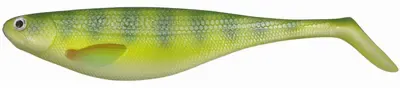 VINILO  FLAT SHAD 6CM KOL. 09 OLIVE PERCH BAG 4 PCS KONGER