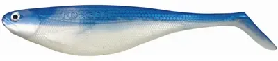 VINILO FLAT SHAD 9,5cm KOL. 01 BLUE BACK BAG 4 PCS