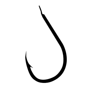 HOOK KAMATSU CHINU 02BLNF BLACK NIKEL