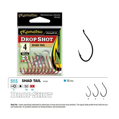 ANZUELO KAMATSU SHAD TAL K-0160 10 UND