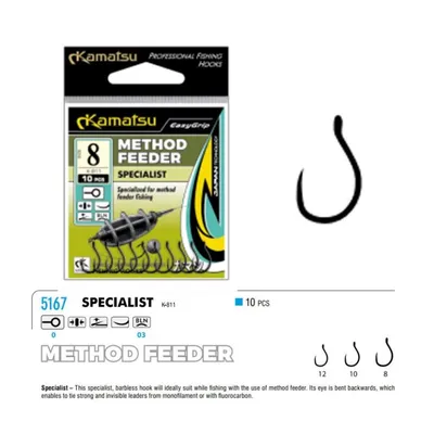 ANZUELO KAMATSU SPECIALIST OJAL  K-811 10 UND