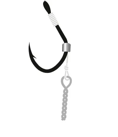ANZUELO MONTADO RIG BRAID ISEAMA WIRE SCREW 8BLNR10cm0,14m