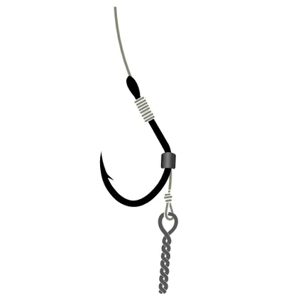 ANZUELO MONTADO RIG MONO ISEAMA WIRE SCRE
