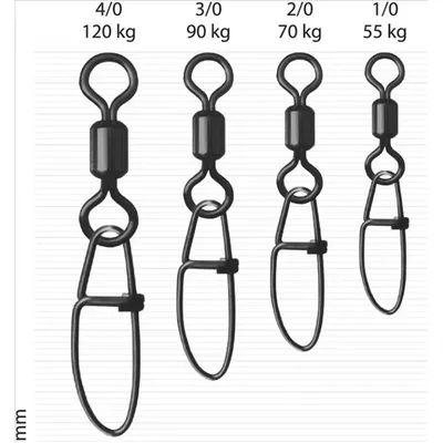 ROLLING SWIVEL WITH SNAP BIG GAME BLN BAG