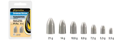 TUNGSTEN WEIGHTS BULLET TEXASCAROLINA RIG OP