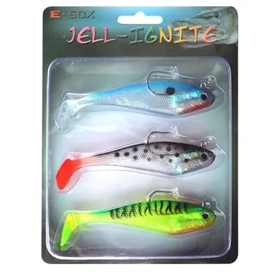 E-SOX Jellignite Shad 8cm14g
