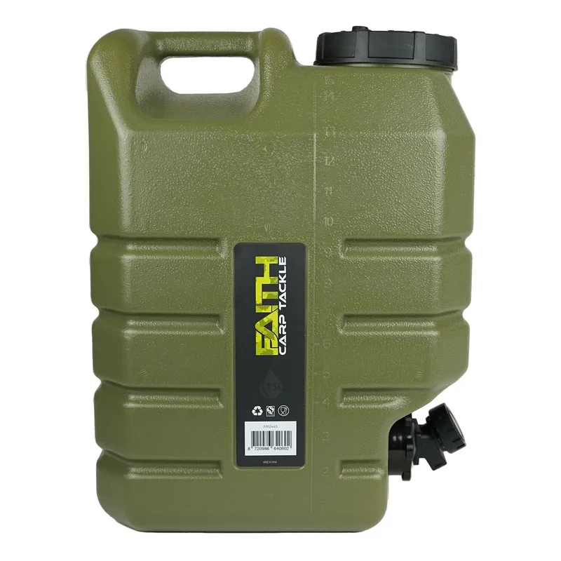 Faith | Jerrycan | 15 Ltr | 28x18x37,5cm | Polyetheen Groen