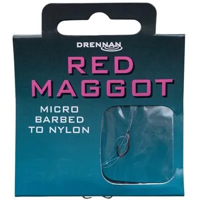 ANZUELO DRENNAN Red Maggot montado 14