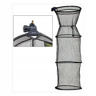 FISHING NET WITH LANDING NET HOLDER