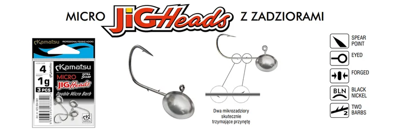 JIGHEAD MICRO SPECIAL 6-2 OPP.3PCS