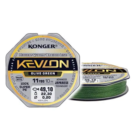 RIGGING LINE KEVLON OLIVE GREEN X4 0,14/10