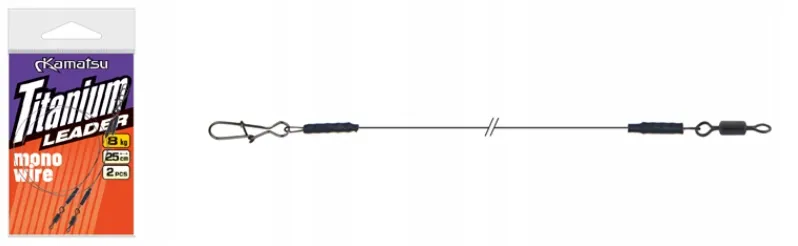 LEADER TITAN X WIRE 25cm/14kg OPP.2PCS