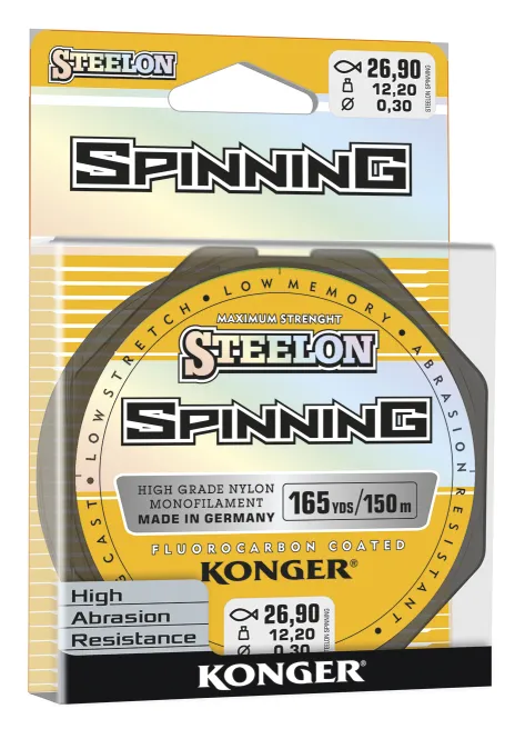 STEELON SPIN FLUOROCARBON COATED 0,30mm/150m