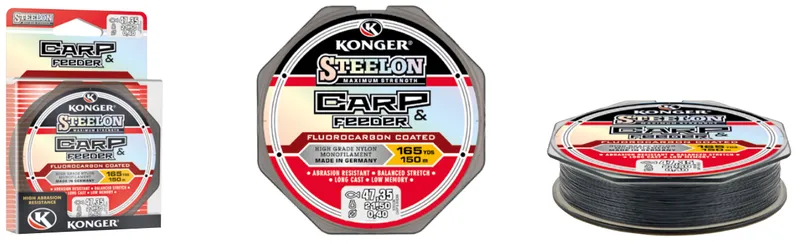 STEELON CARP & FEEDER FLUOROCARBON COATED 0,35mm/1