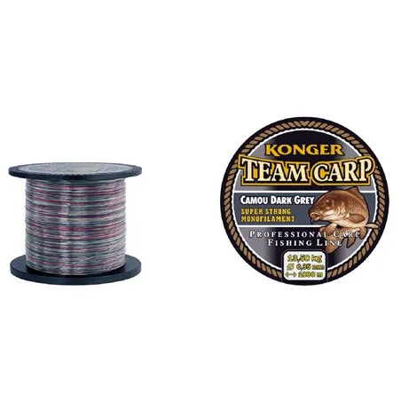 TEAM CARP CAMOU DARK GREY 0.20mm/600m