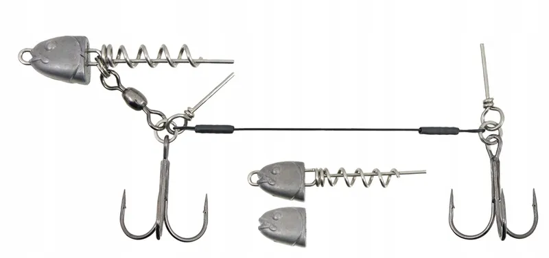 SWIMBAIT SYSTEM DOBLE STINGER 2/0, 12 cm/27kg EXC