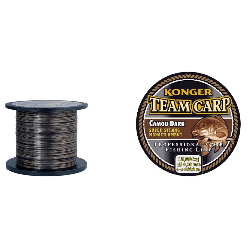 TEAM CARP CAMOU DARK 0.35mm/600m