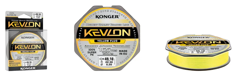 KEVLON YELLOW FLUO X4 0,25/150